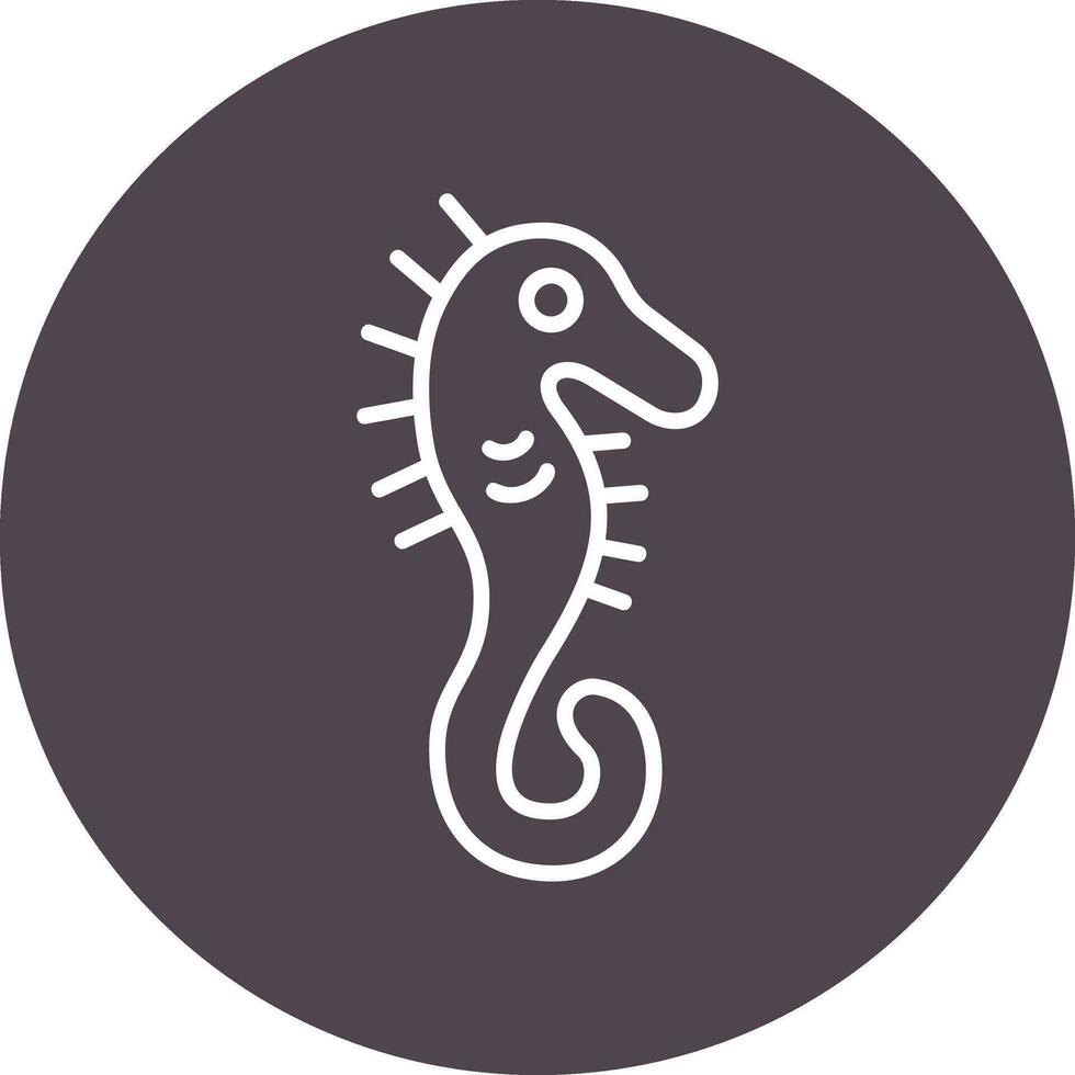 Seahorse Vector Icon