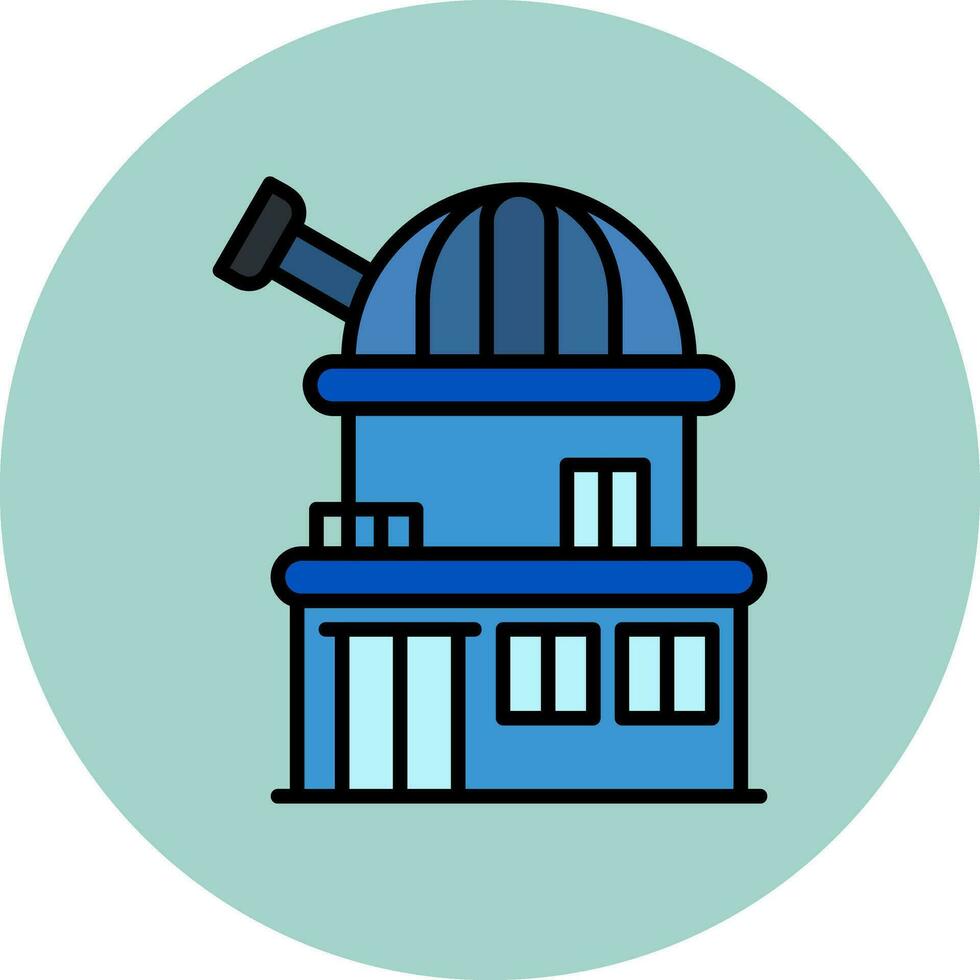 icono de vector de observatorio