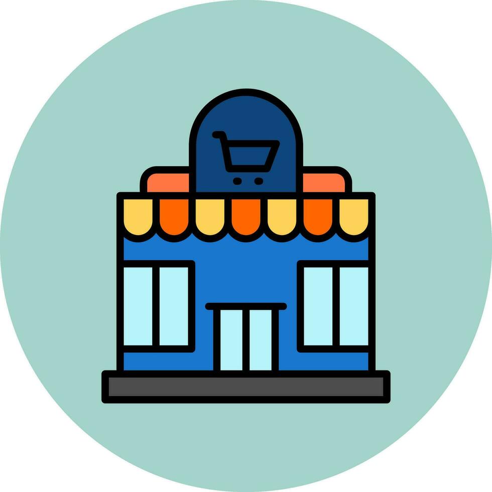 Supermarket Vector Icon