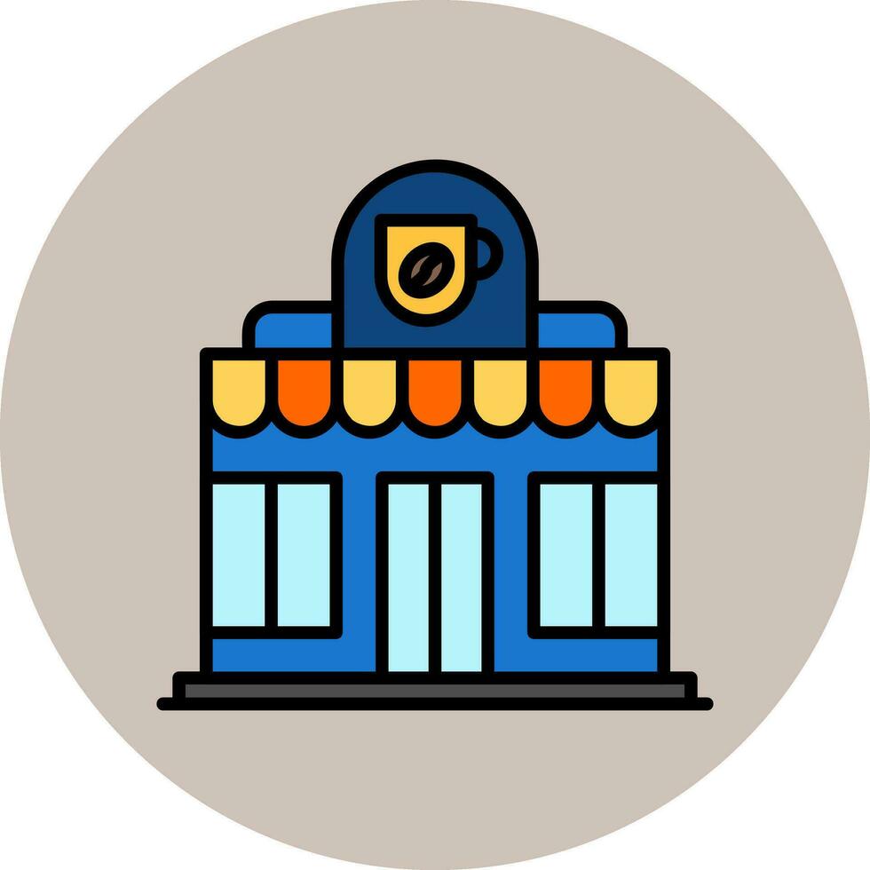 Coffee Shop Vector Icon
