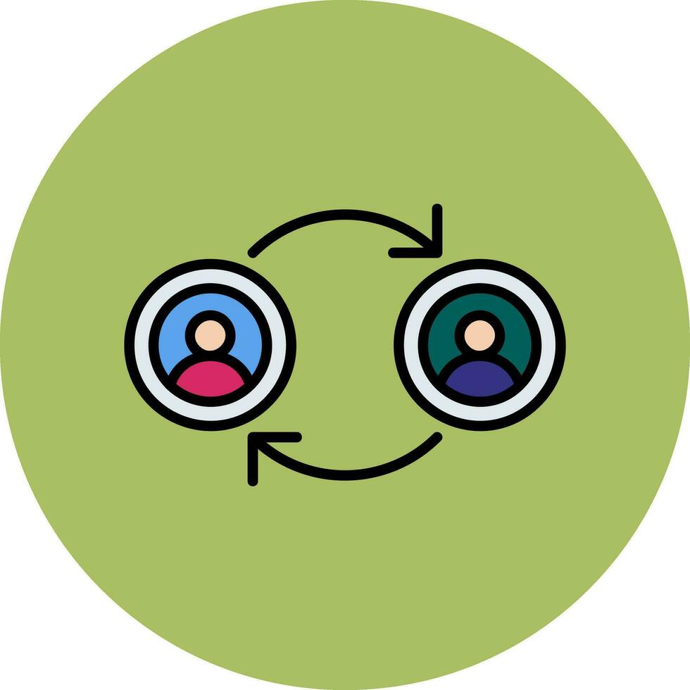 Peer To Peer Vector Icon