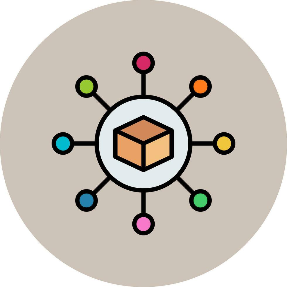 Distribution Vector Icon