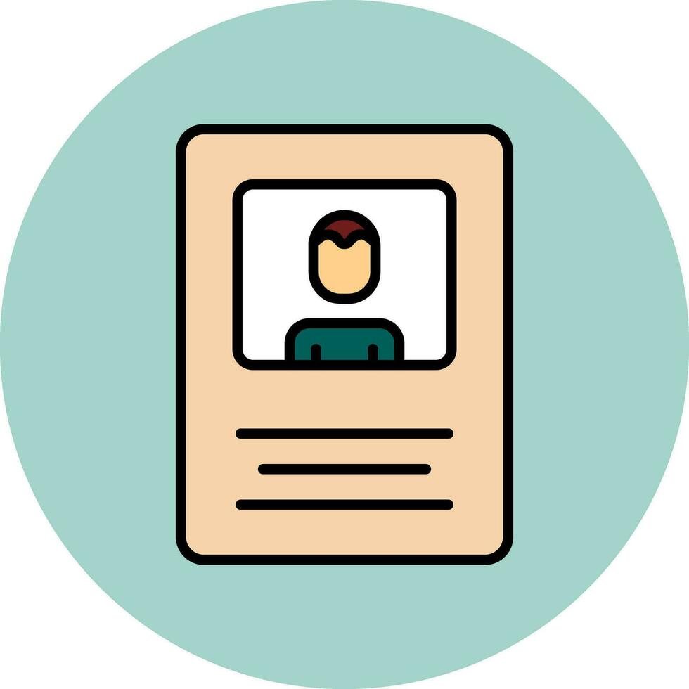Name Tag Vector Icon