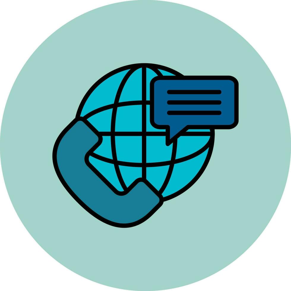 Global Communication Vector Icon