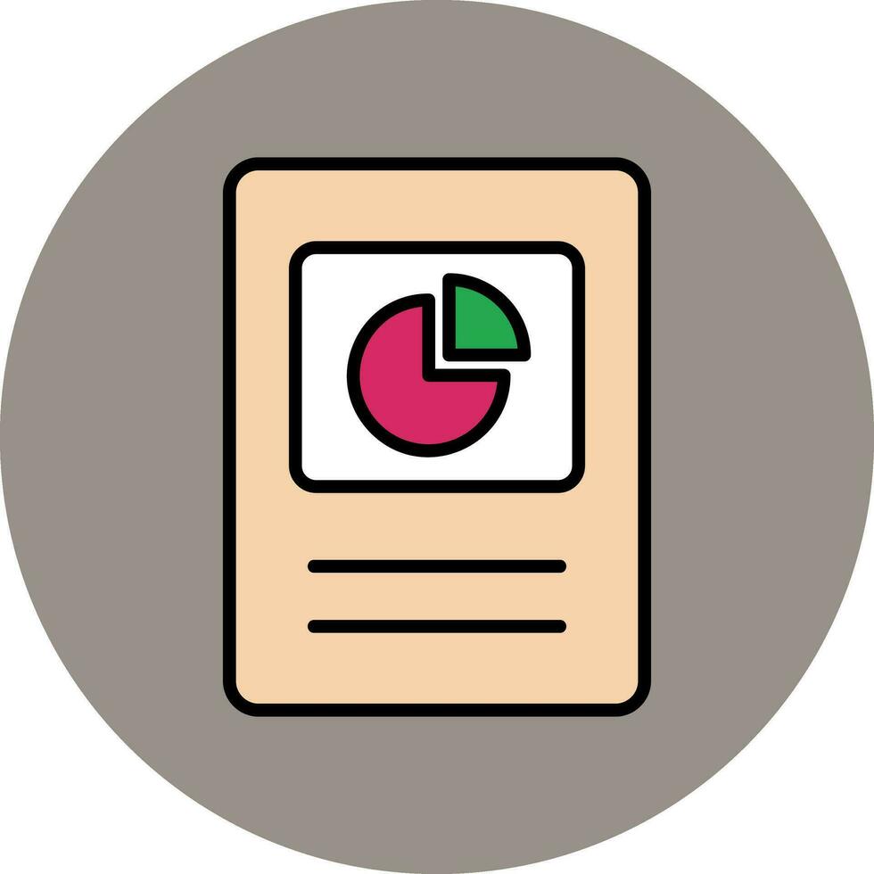 Pie Chart Vector Icon