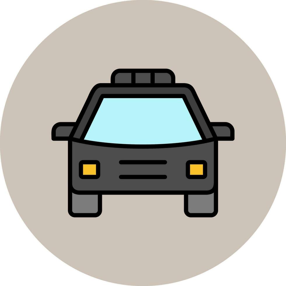 Police Car Vector Icon