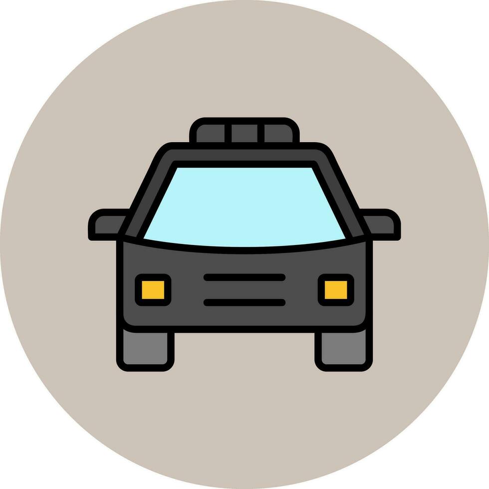 Police Car Vector Icon