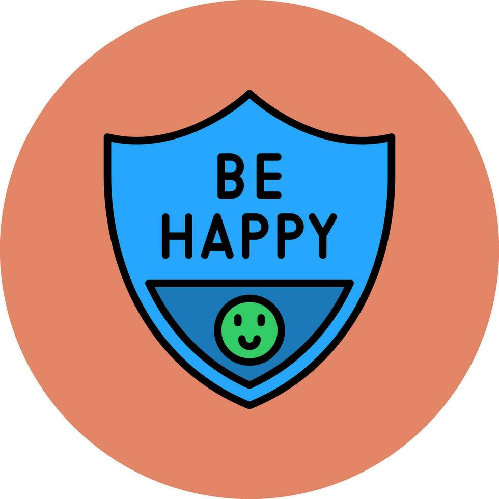 Be Happy Vector Icon