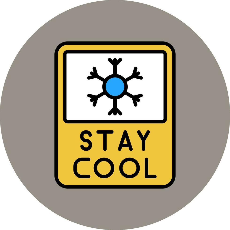 Stay Cool Vector Icon