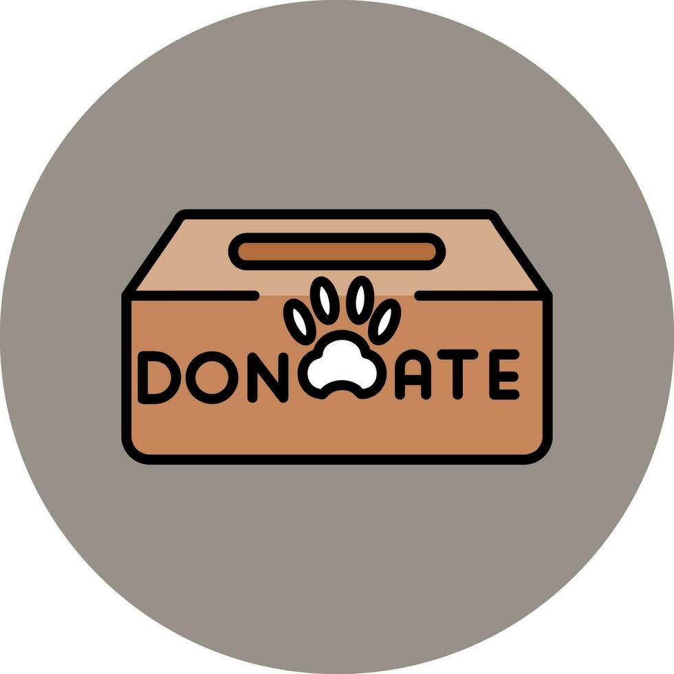 icono de vector de donación