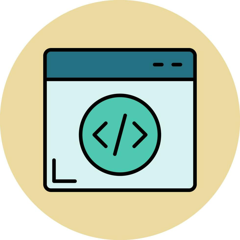 Web Programming Vector Icon