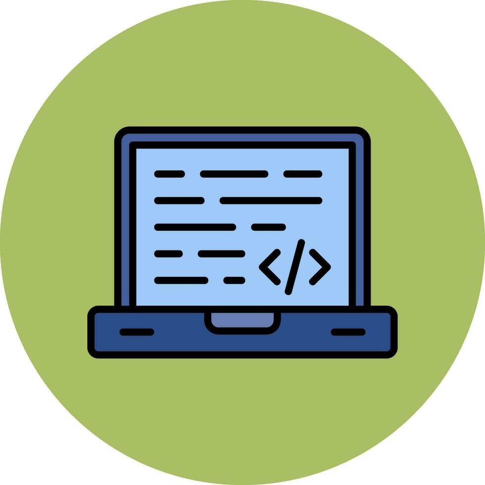 icono de vector de codificación