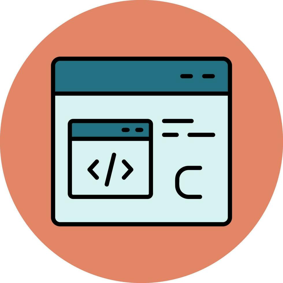 Computer Languages Vector Icon