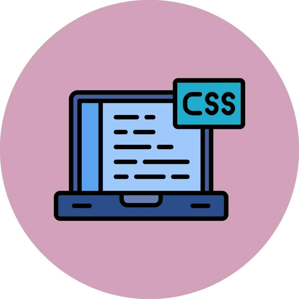 icono de vector de css