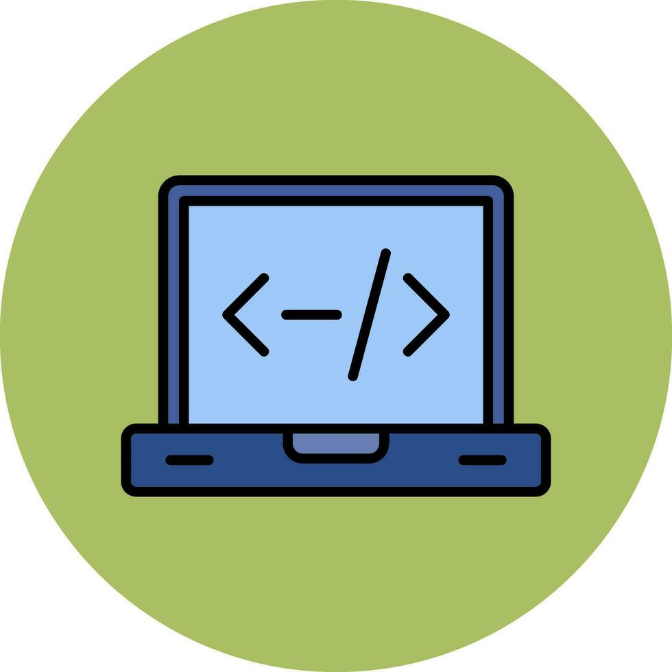 icono de vector de codificación