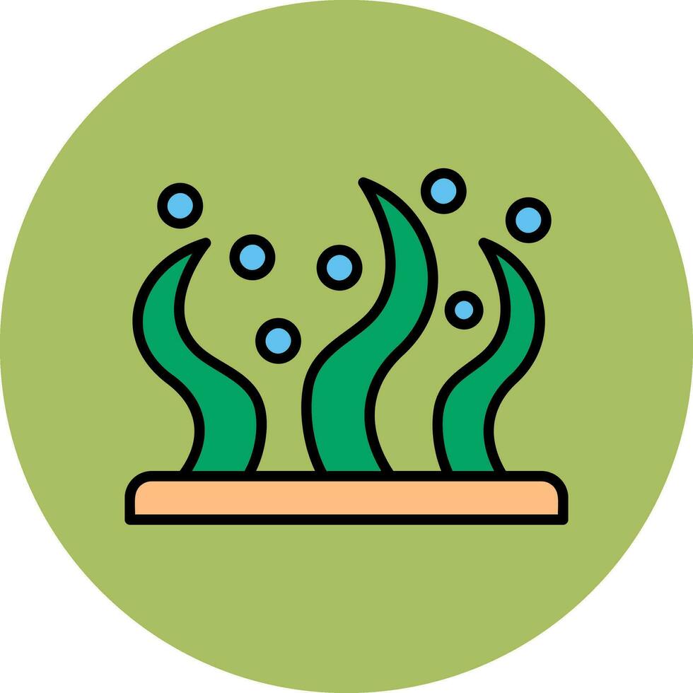 Seaweed Vector Icon