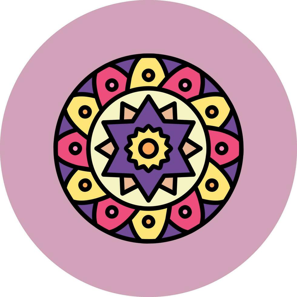 Mandala Vector Icon