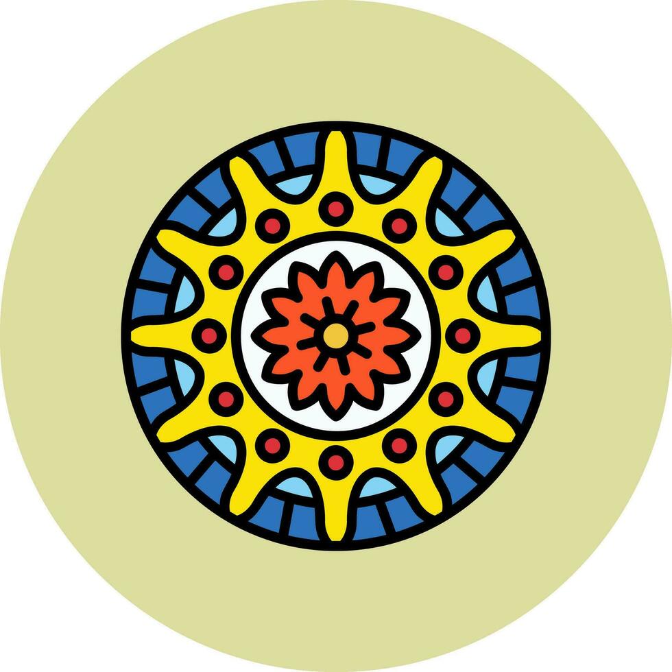 Mandala Vector Icon