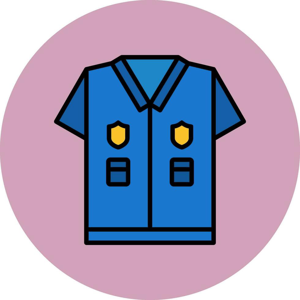 Police Uniform Vector Icon