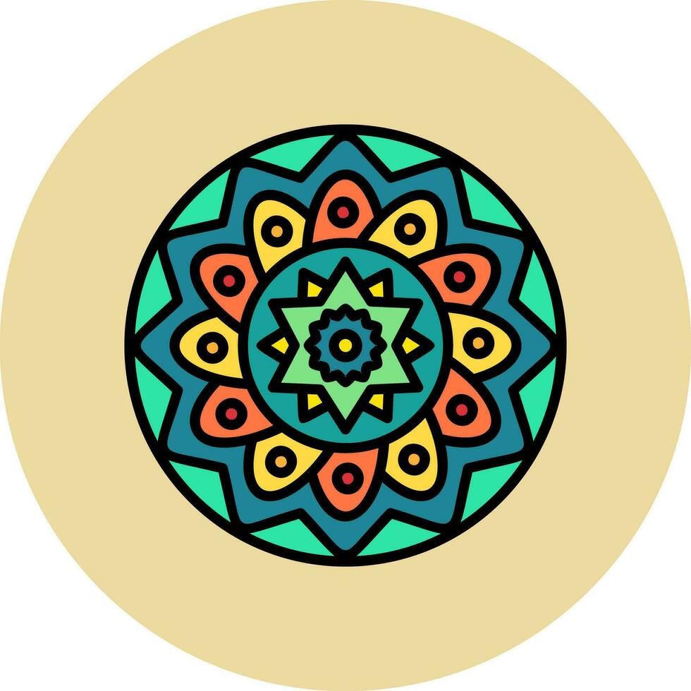 Mandala Vector Icon