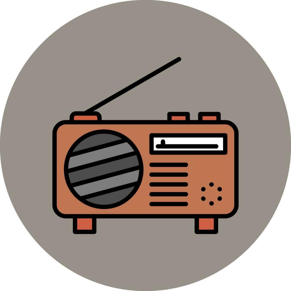 Radio Vector Icon