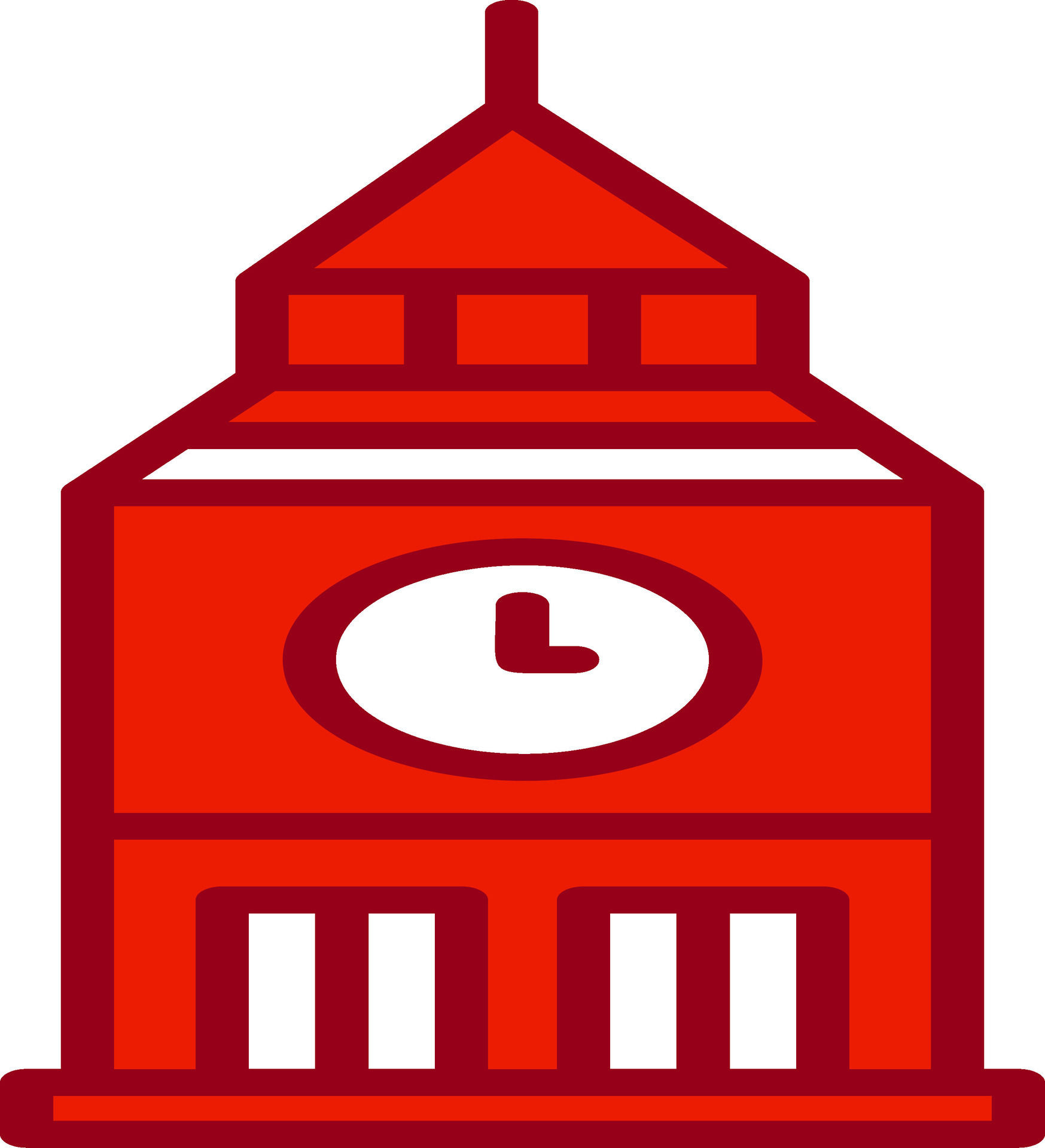 Clock Tower Vector Icon 31449941 Vector Art at Vecteezy