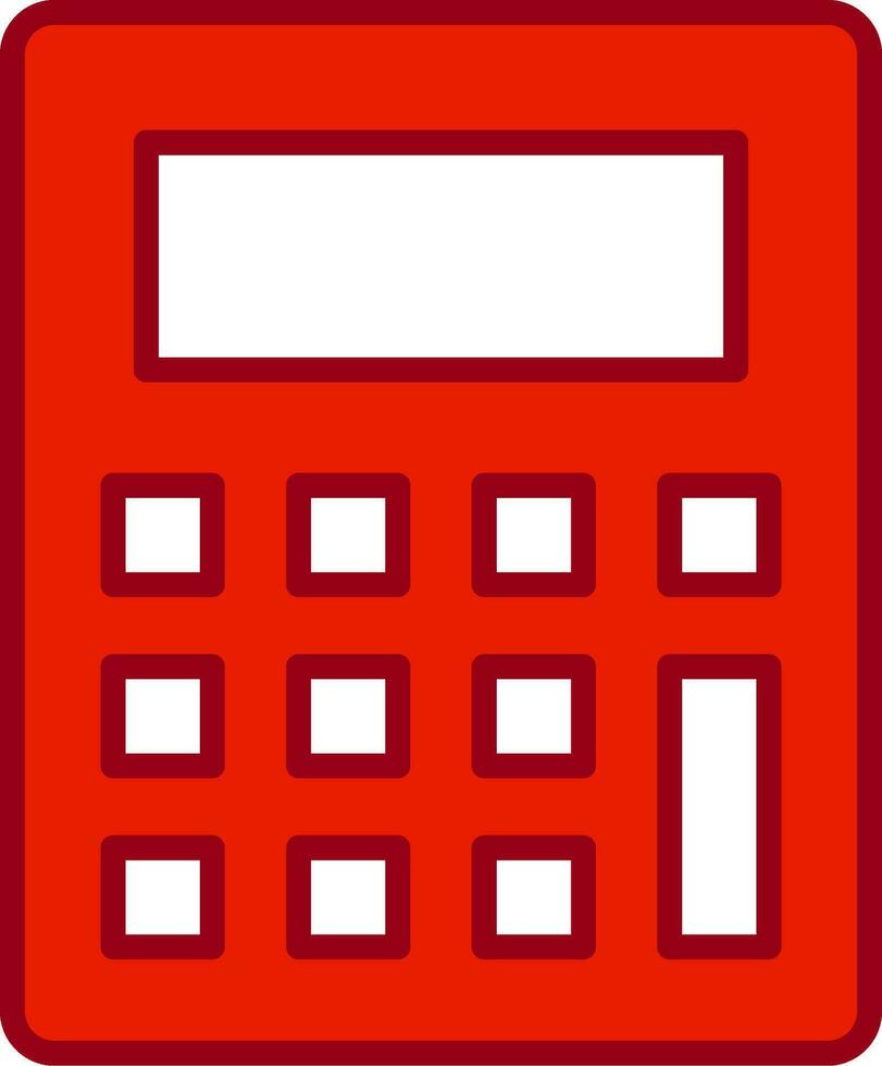 icono de vector de calculadora