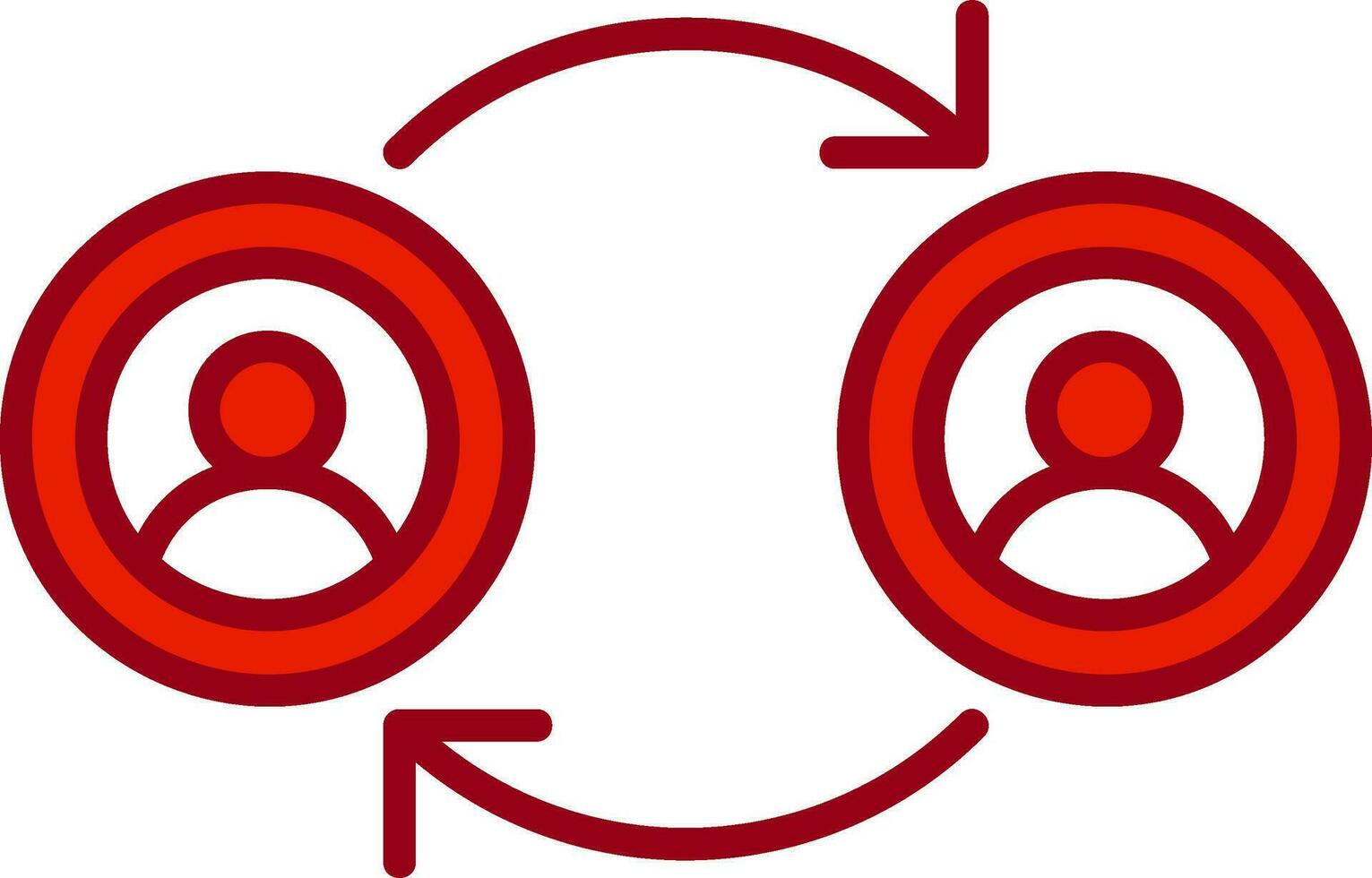 Peer To Peer Vector Icon