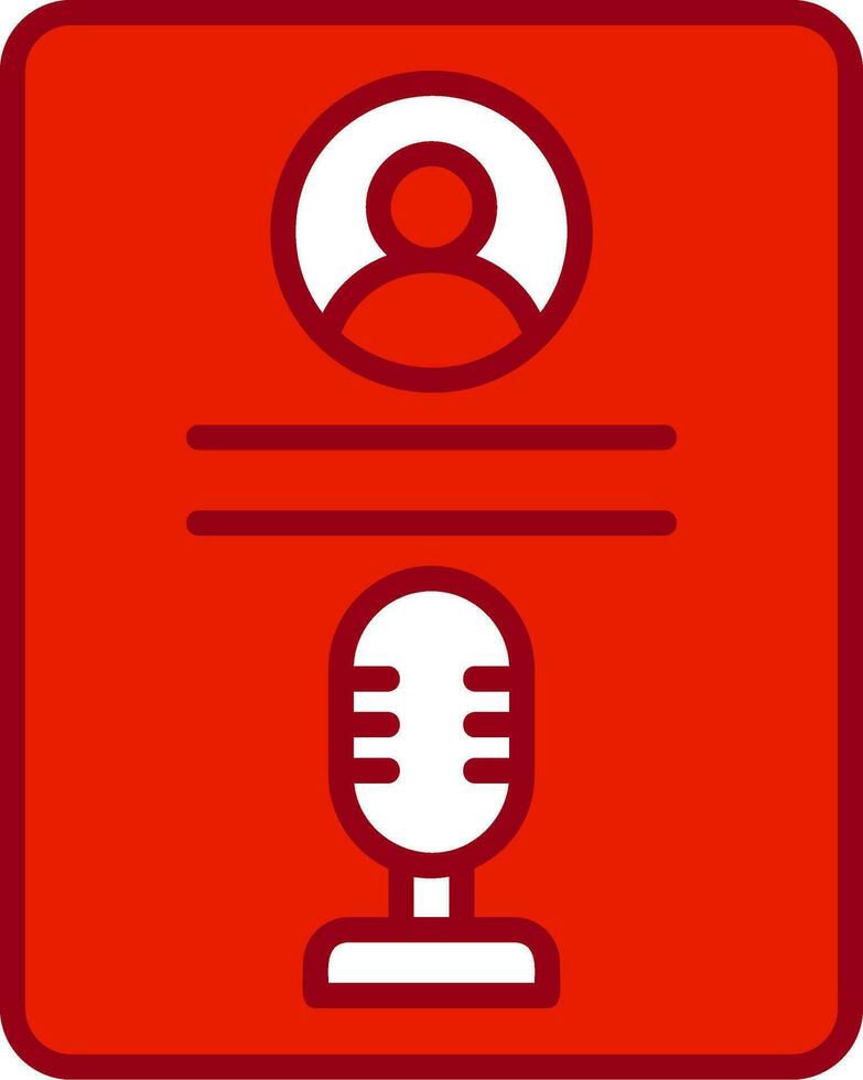 Record Vector Icon