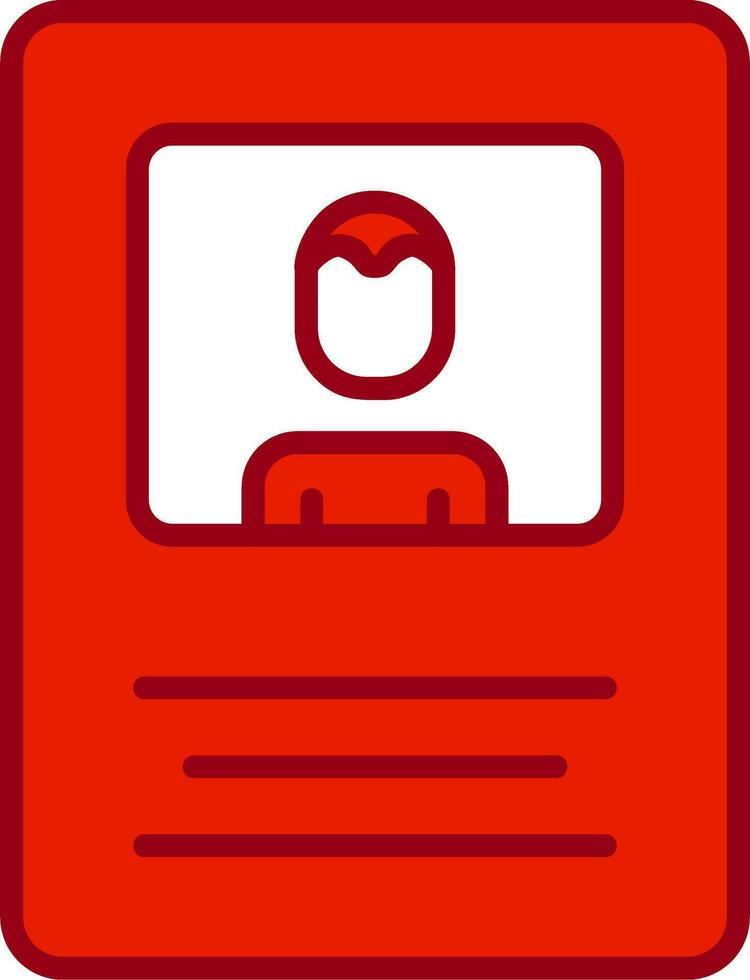 Name Tag Vector Icon