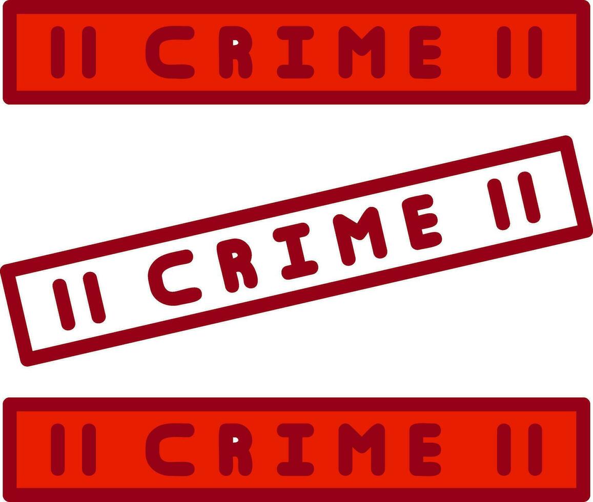 Crime Scene Vector Icon