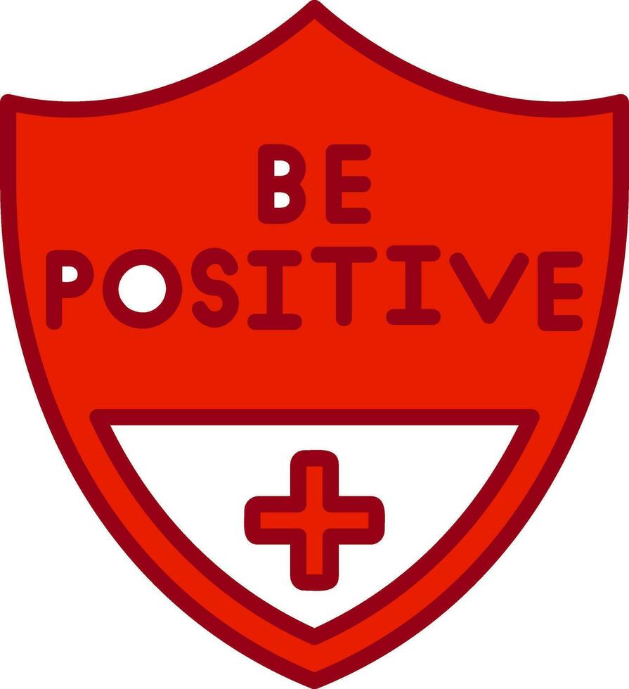 Be Positive Vector Icon