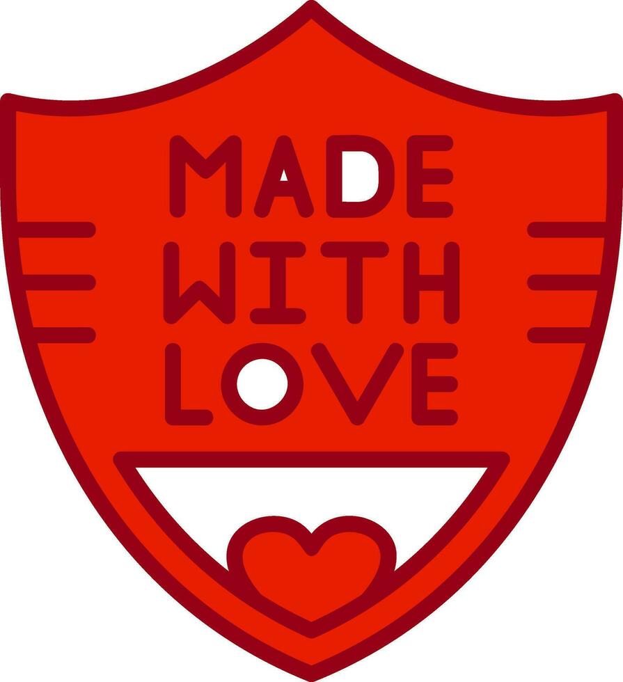 Made With Love Vector Icon