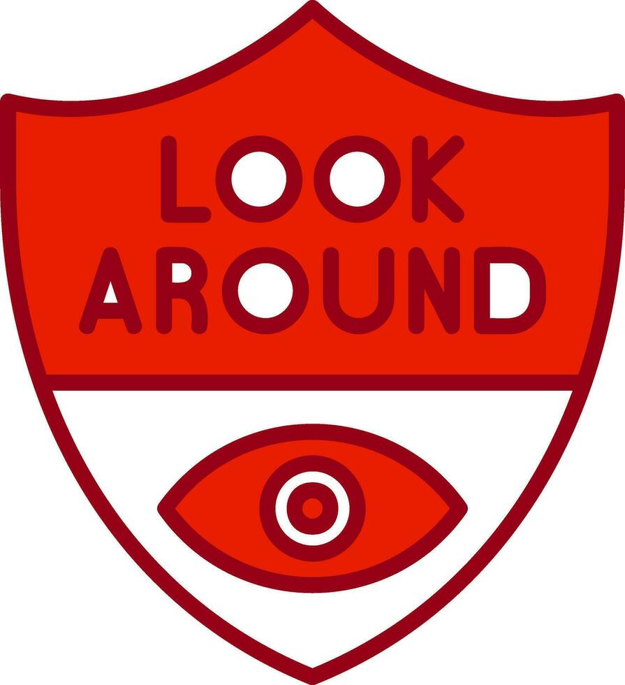 Look Around Vector Icon