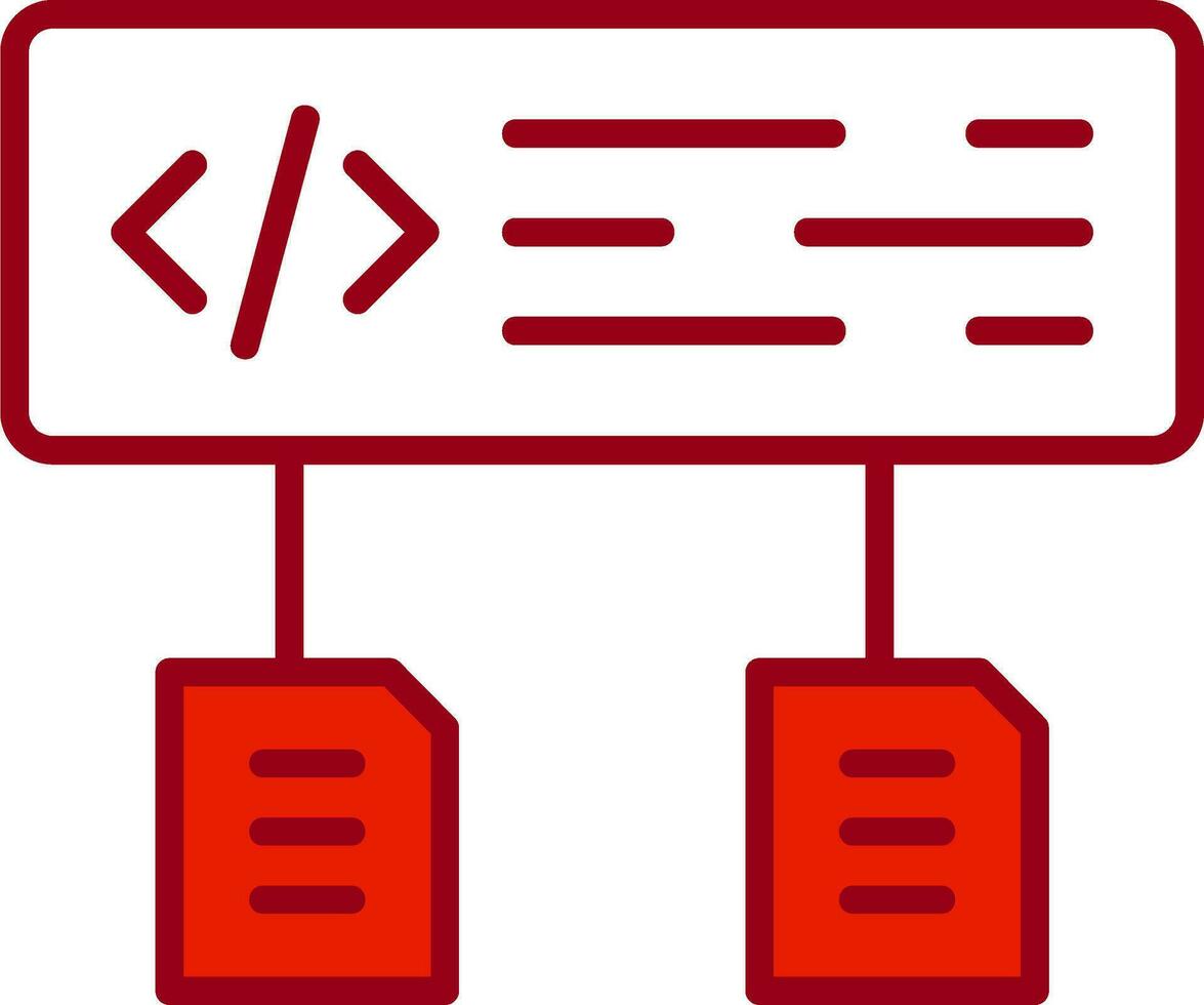 Data Flow Vector Icon