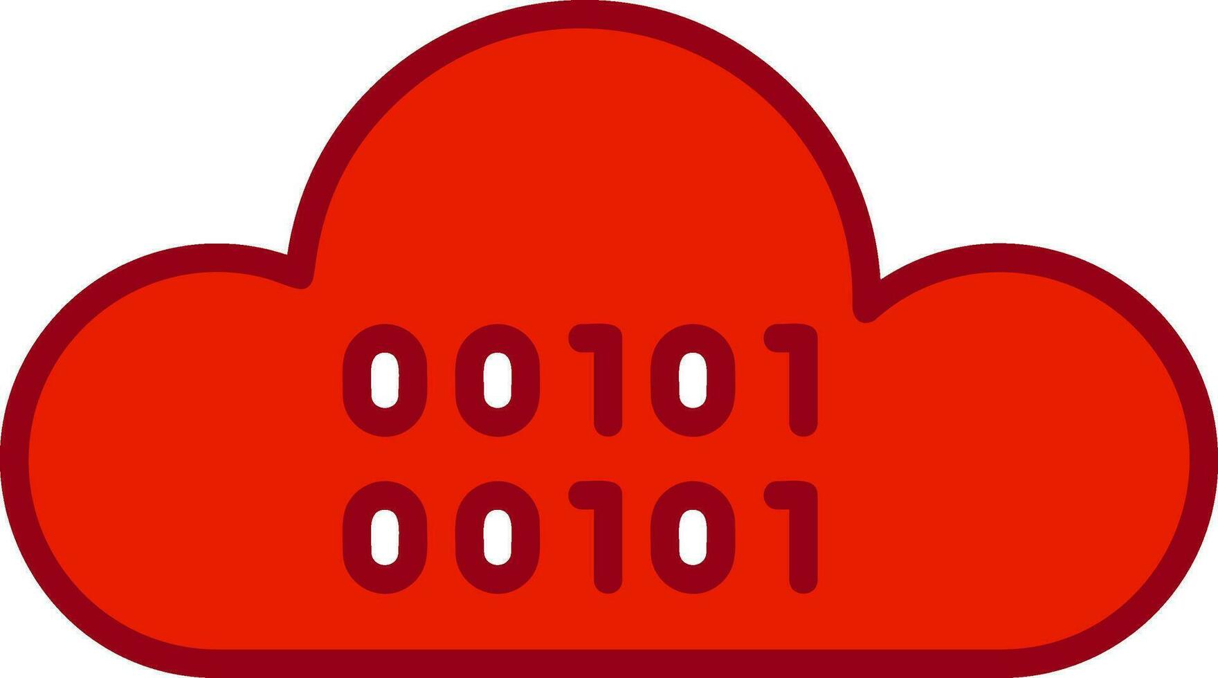 Cloud Coding Vector Icon