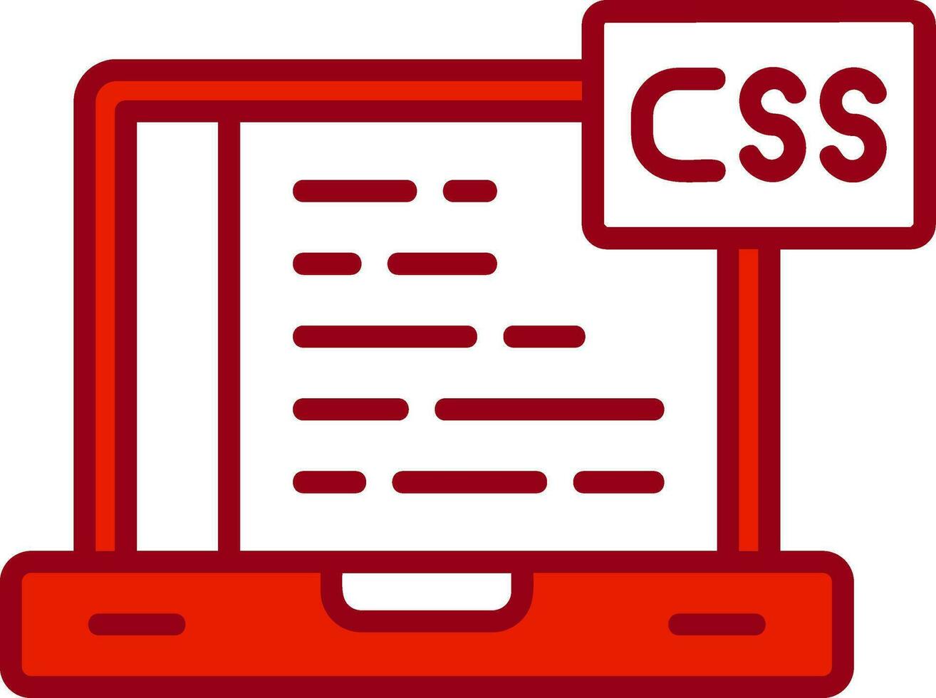 icono de vector de css