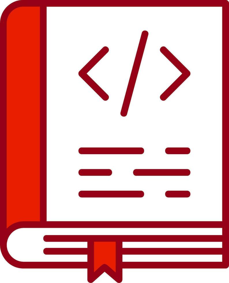 Coding Book Vector Icon