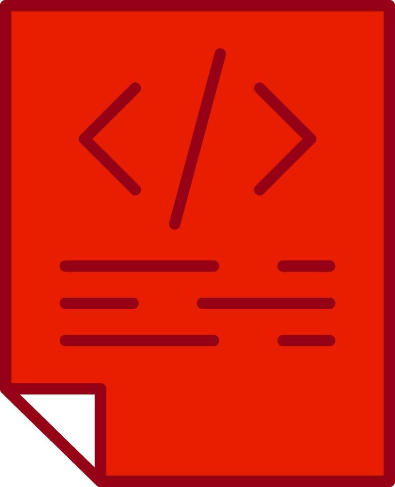 Script Vector Icon