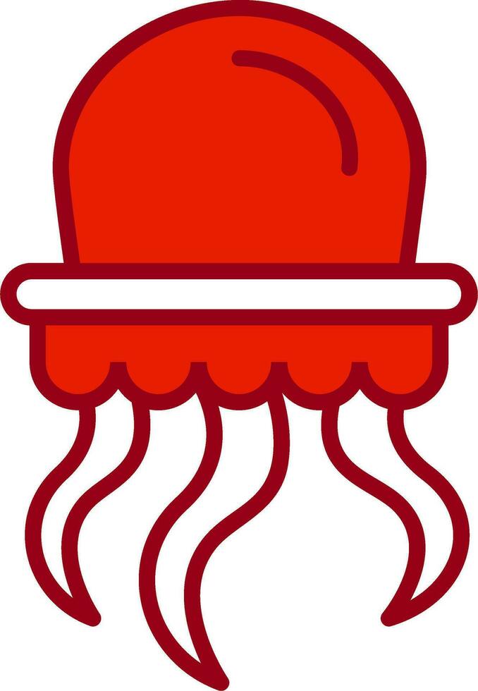 Jellyfish Vector Icon