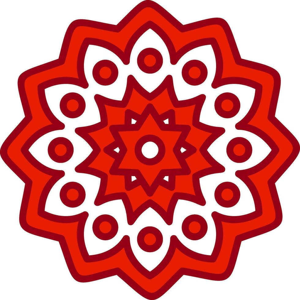 icono de vector de mandala