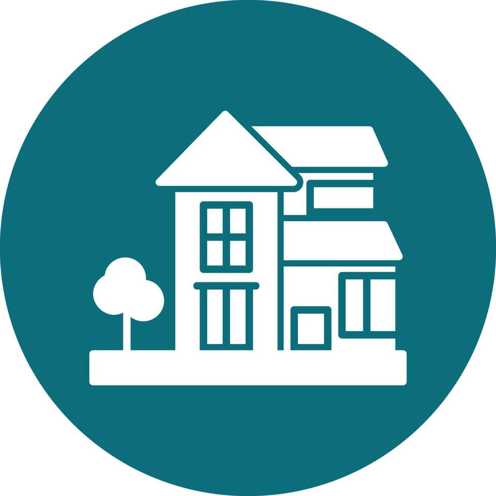 Villa Vector Icon