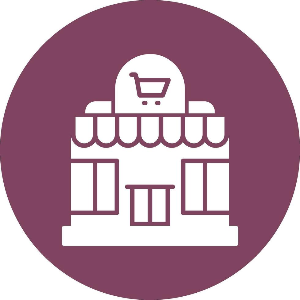 Supermarket Vector Icon
