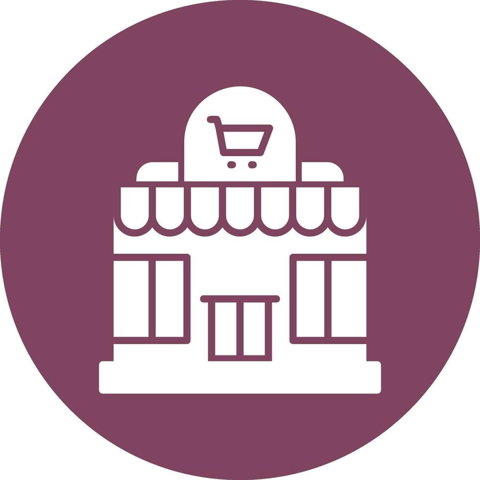 Supermarket Vector Icon