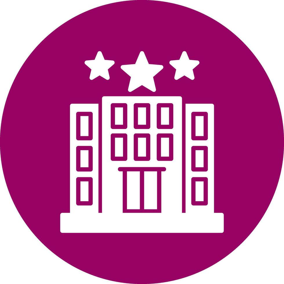 icono de vector de hotel