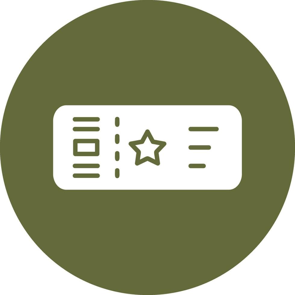 Ticket Vector Icon