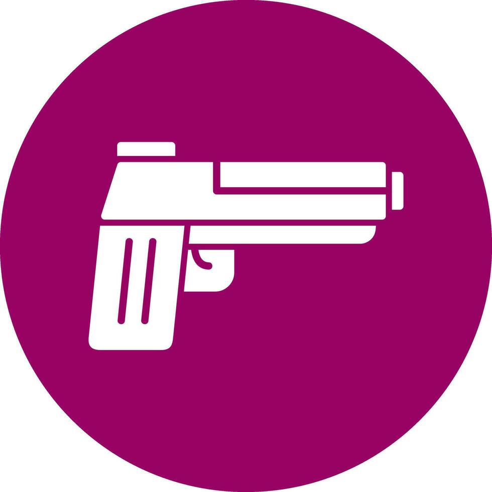 icono de vector de pistola