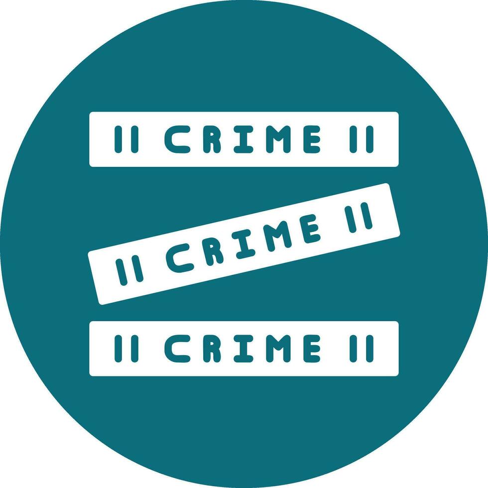 Crime Scene Vector Icon