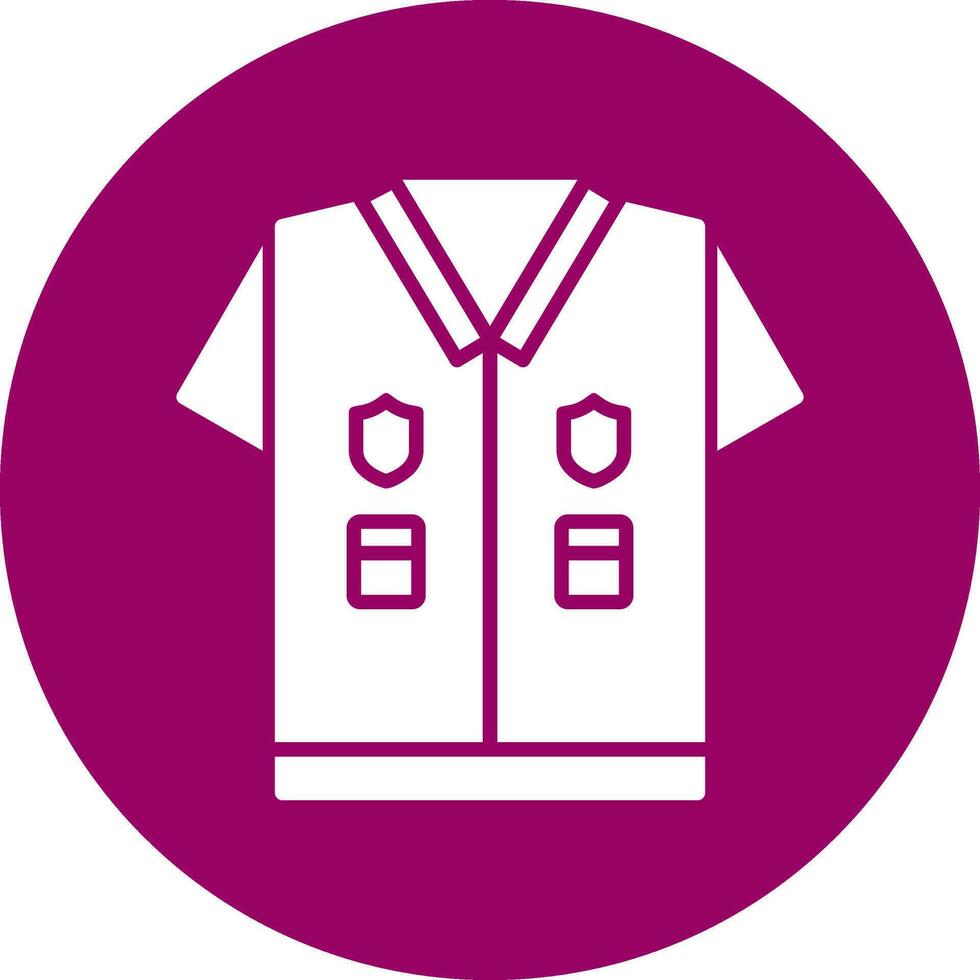 Police Uniform Vector Icon