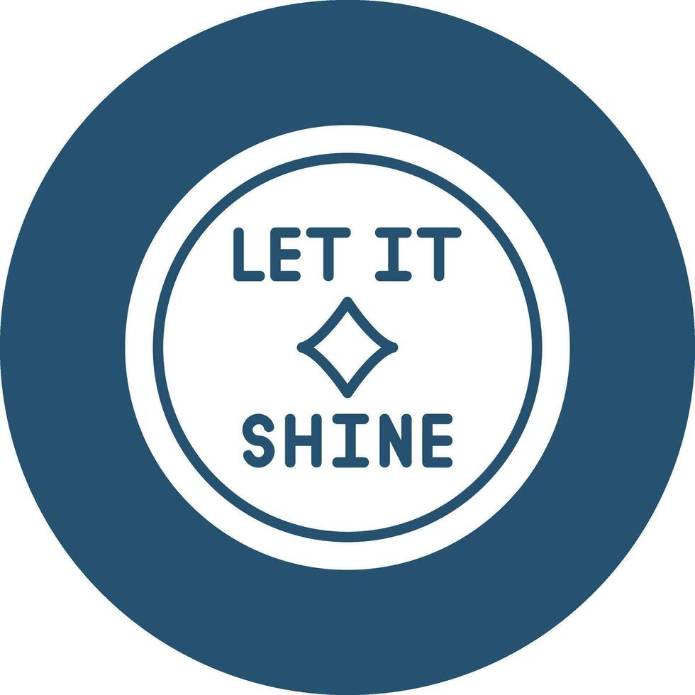 Let It Shine Vector Icon